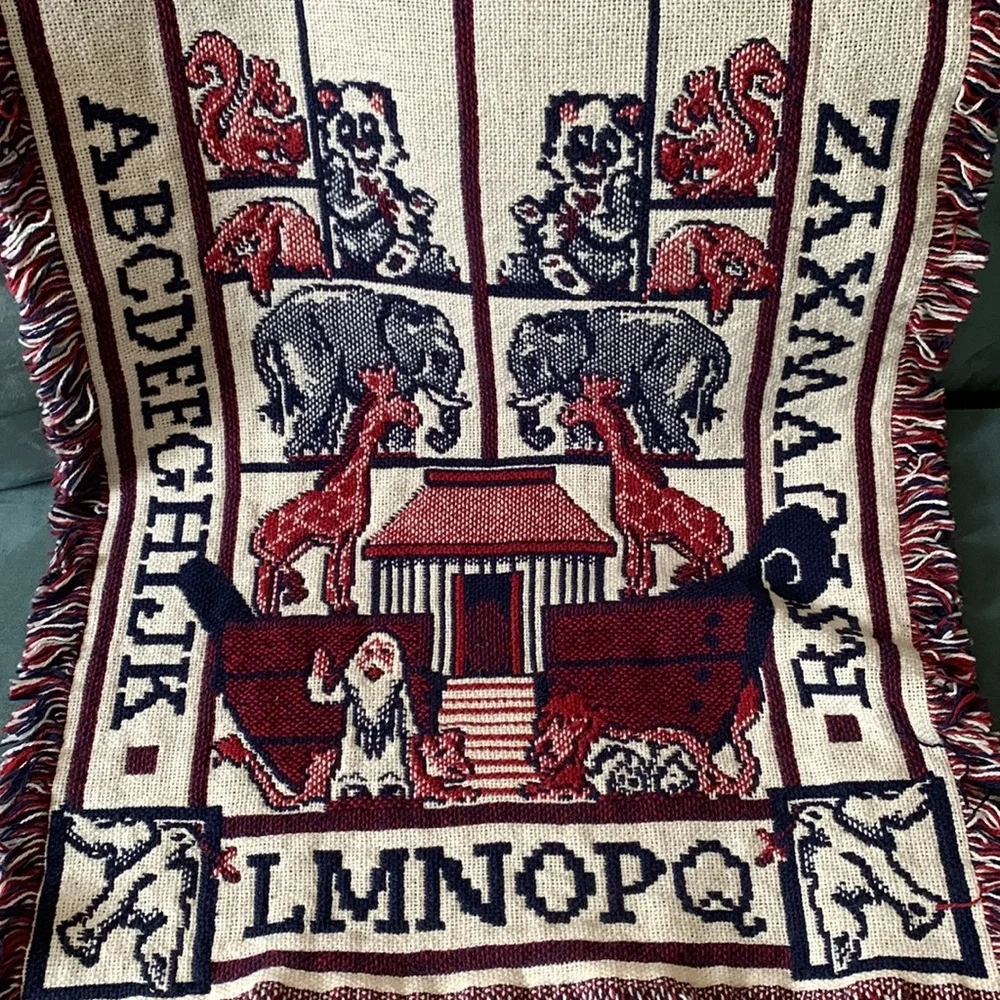 Vintage Knit Throw Wall Tapestry